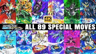 【16:9 RATIO】ALL 89 BEYBLADE BURST RIVALS SPECIAL MOVES in 4K60fps!