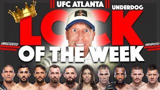 Jacob's LOCK OF THE WEEK for UFC Atlanta | LOTW | We Want Picks #UFCAtlanta
