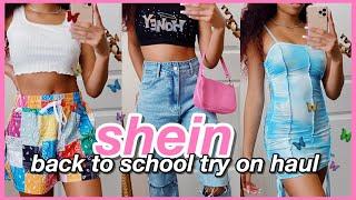 back to school SHEIN try-on haul ⎪streetwear x girly-girl