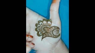 itna easy mehndi design ||front hand mehndi |#shorts@JustMehndi