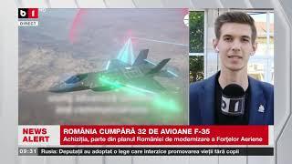 ROMÂNIA CUMPĂRĂ 32 DE AVIOANE F-35_Știri B1TV_13 nov. 2024