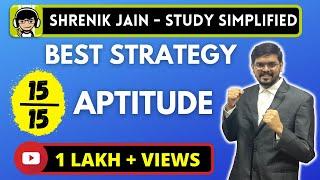 The BEST Strategy for 15/15 in Aptitude GATE 2024 