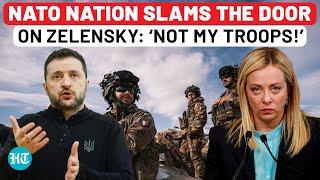 Zelensky’s Bid for NATO Troops Falls Apart? Italy PM Refuses EU's Proposal To Send Army to Ukraine