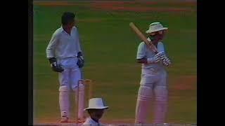 Sunil Gavaskar Last Test Innings 96 vs Pakistan 5th Test Banglore 1987 Doordarshan Coverage