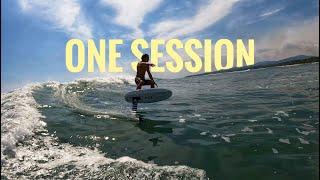 HYDROFOIL SURFING | One Session with James Jenkins