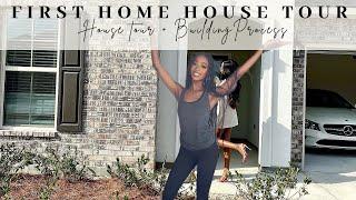 HOUSE TOUR | NEW CONSTRUCTION BUILDING PROCESS|  MODERN AND NEUTRAL AESTHETIC | FIRST HOME