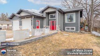 House For Sale at 14 Main Street Kleefeld Manitoba
