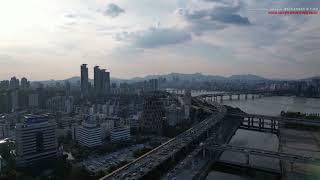 서울 강남구 삼성역, 미디어아트, 메가박스, 글라스타워, 코엑스 인근 고화질 드론 영상소스 DJI 0062