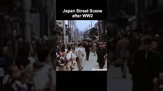 Post-WWII Japan: A Journey Through the Streets #history #shorts