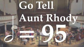 Suzuki Violin Book 1 | Go Tell Aunt Rhody | Orchestral Accompaniment | 95 BPM