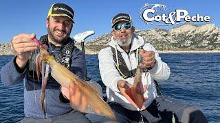 Pêcher le calamar blanc l'été ? Et pourquoi pas !