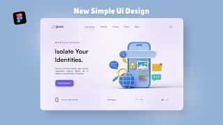 Figma Simple and Modern Website UI Design : UI/UX Tutorial for Beginners