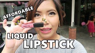 AFFORDABLE LIQUID LIPSTICK! (July 16-17,, 2016) - saytioco