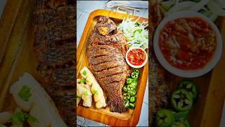 Fish Fry At HomeFish BBQ #shorts#youtubeshorts #fishgrilled #recipe #bbq
