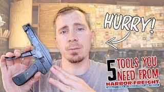 5 Woodworking Tools You Need From Harbor Freight