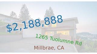 $2,188,888 Millbrae home for sale on 2020-11-08 (1265 Tuolumne Rd, CA, 94030)