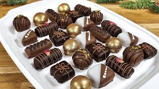 Christmas Chocolate Truffles with Milk SIMPLE Chocolate Truffle Recipe