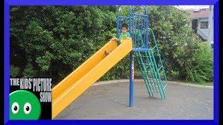 How to Play on a Slide 2 - Life Instructions - Playground - Video Modeling - The Kids' Picture Show