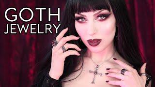 ️ ALT / GOTH JEWELRY HAUL️  Handcrafted Rings from GTHIC | Vesmedinia