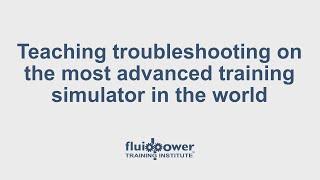 Teaching troubleshooting on the most advanced training simulator in the world