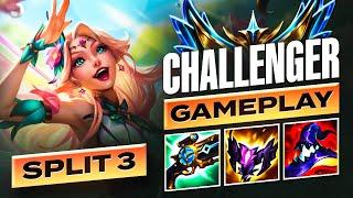 S14 Challenger Lux Gameplay #6 - Season 14 Split 3 SoloQue - Lux Builds & Runes