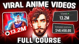 How I Make Viral Monetizable ANIME Faceless Youtube Automation Videos ( Step by Step)