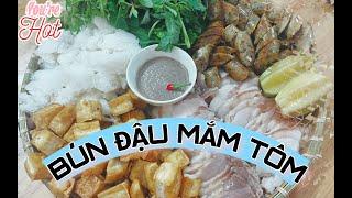 Bún đậu mắm tôm ,dồi sụn ,có làm ai say đắm