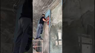 Укладка керамогранита на короб#shorts