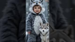 Cute babies in animal costumes. #CuteBabies# #HeartwarmingMoments# #FunnyBabyVideos# #BabyOutfits#