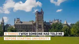 6 Things I wish someone had told me before starting university