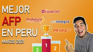 AFP: ¿Cual es la MEJOR AFP en el Perú? ¿Habitat, Prima, Profuturo, Integra? - Opiniones