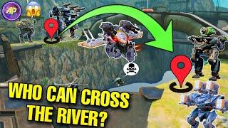  WHICH ROBOTS CAN CROSS THE RIVER IN CASTLE MAP? || WR WAR ROBOTS ||