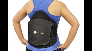 How To Wear Brace Align VertebrAlign LSO Lumbar Lower Back Brace for Lower Back Pain Relief