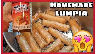 HOW TO MAKE HOMEMADE LUMPIA | Gina in TEXAS