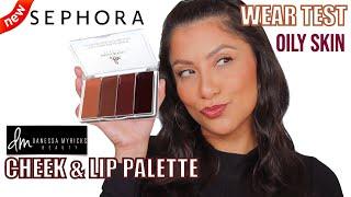 *new* AT SEPHORA DANESSA MYRICKS DEWY CHEEK & LIP PALETTE + ALL DAY WEAR *oily skin*| MagdalineJanet