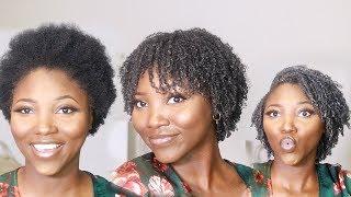 My First Wash and Go | Short Natural 4c Hair - Activating 4c Curls