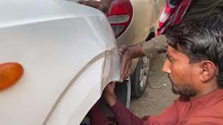 SUZUKI ALTO TIRE HITED DENT DRY DENTING #skills #drydenting