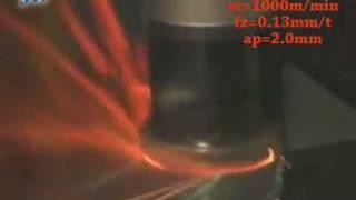 [NTK Cutting tools]High speed milling with ceramics insert  ''JR''