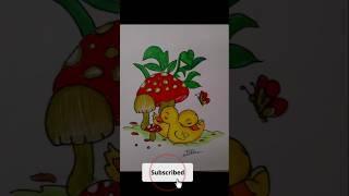 cute drawing ️ #youtube #youtubeshorts #shortsvideo #drawing #cute