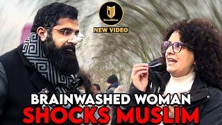 Merciless Z!0nist Woman Makes Crazy Statements | Smile 2 Jannah | Speakers Corner