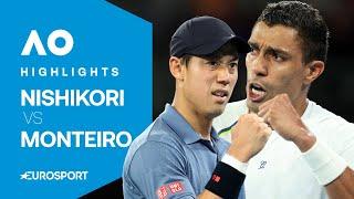 Kei Nishikori vs Thiago Monteiro | Round One | Australian Open 2025 Highlights 