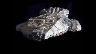 Pegasus vs Two Cylon Baseships - Battlestar Galactica 1978