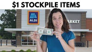 How to Stock Your Pantry for $1 at Aldi | What to Stockpile for $1