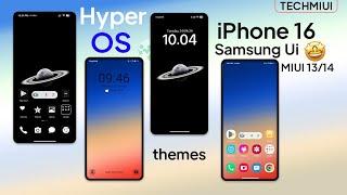 Xiaomi HyperOS & MIUI Convert iPhone16 Customisation - iOS Themes Redmi Poco Device