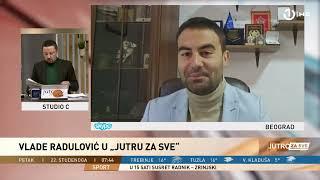 Vlade Radulović, vojni analitičar u Jutru za sve BHRT-a