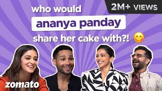 Who would Ananya Panday share Her Cake  Slice With? | YouTube Shorts | Deepika Padukone | Zomato