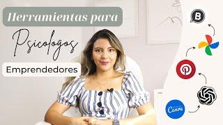 HERRAMIENTAS Para Psicólogos EMPRENDEDORES - SON GRATIS- Psicóloga María Paula