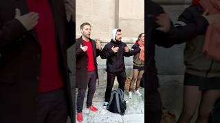 Einsingen im Park  Wärt ihr stehen geblieben und hättet uns zugeschaut?  #believer #acapella