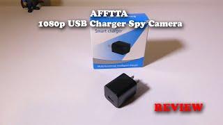 AFFTTA 1080p USB Wall Charger Hidden Spy Camera REVIEW