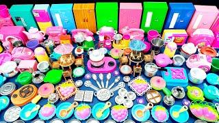 7 Minutes Satisfying with Unboxing Hello Kitty Disney Kitchen Set | ASMR Mini Toy Cooking Set Game